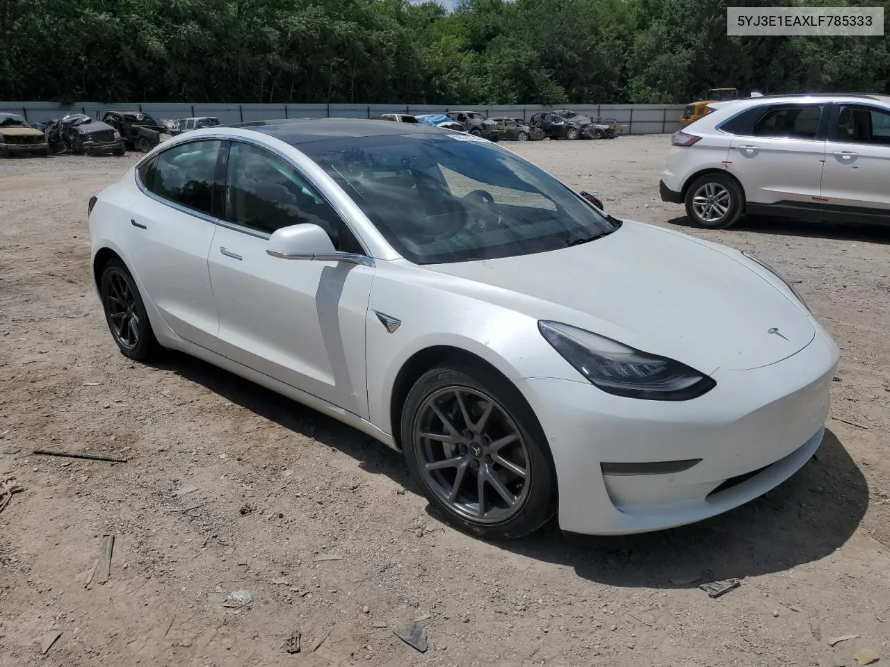 2020 Tesla Model 3 VIN: 5YJ3E1EAXLF785333 Lot: 77316404