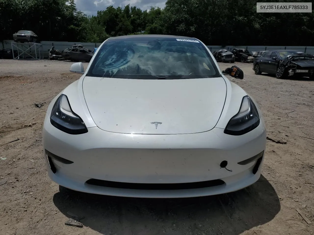 2020 Tesla Model 3 VIN: 5YJ3E1EAXLF785333 Lot: 77316404