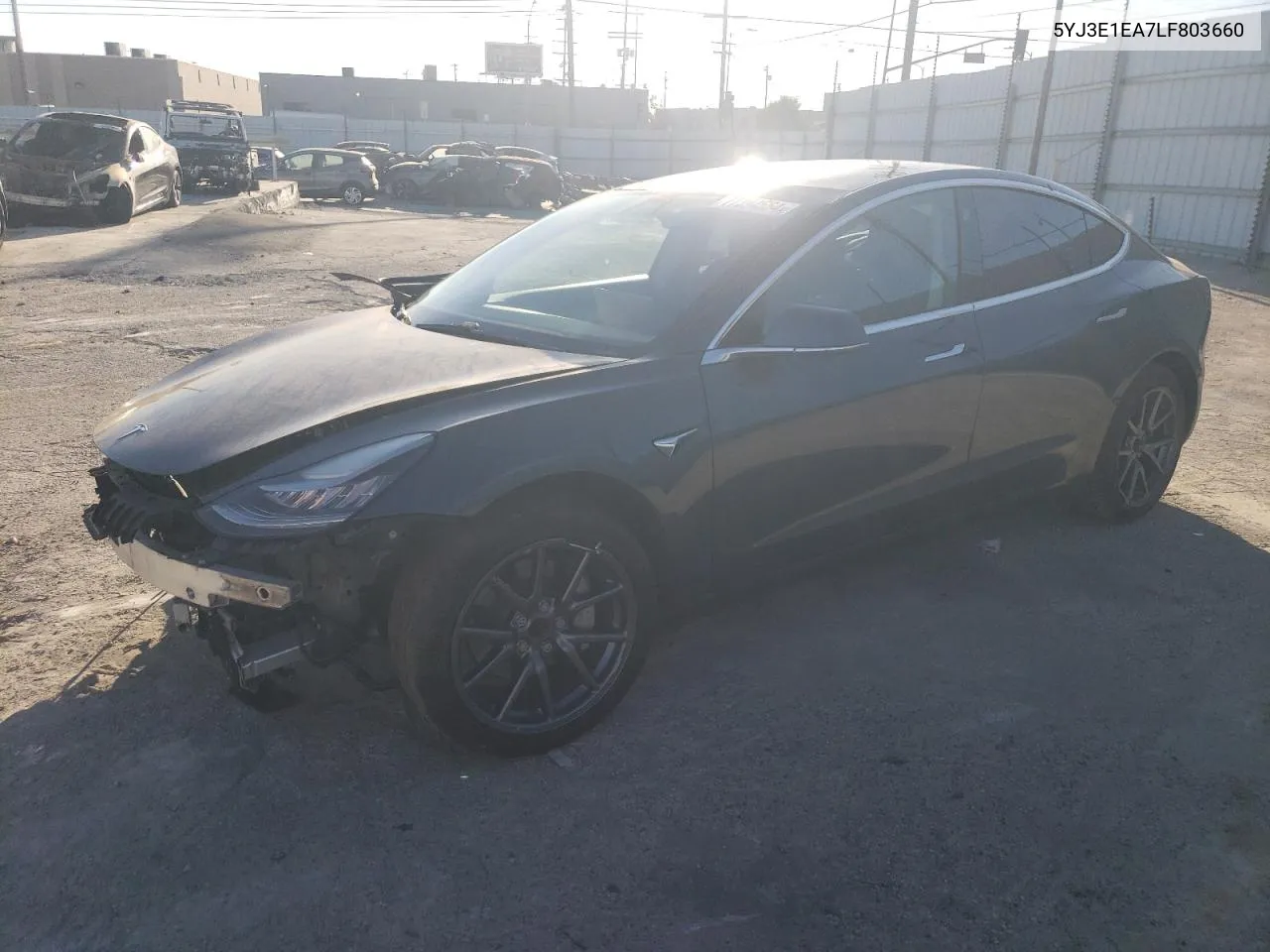 2020 Tesla Model 3 VIN: 5YJ3E1EA7LF803660 Lot: 77394564