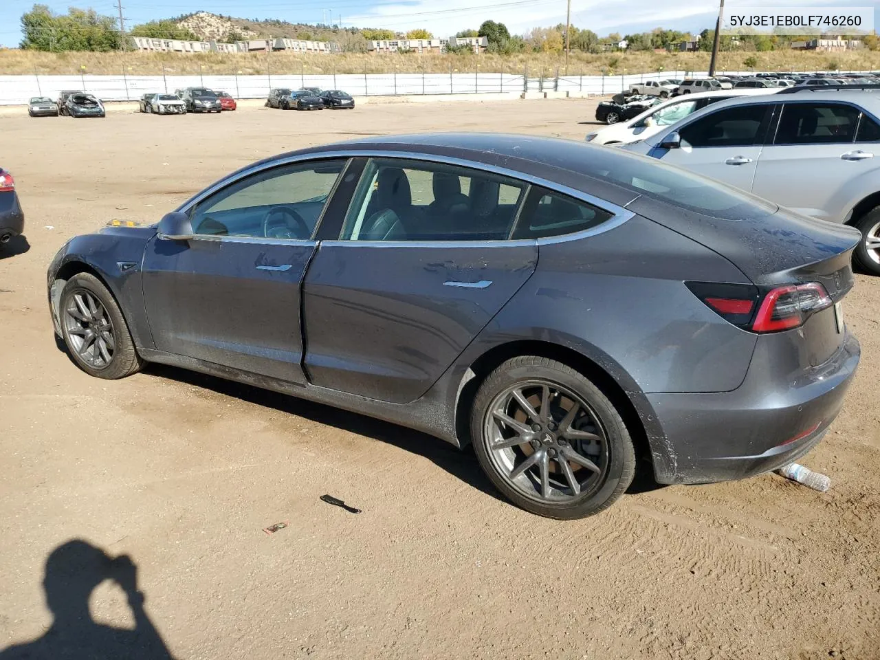 2020 Tesla Model 3 VIN: 5YJ3E1EB0LF746260 Lot: 77785344