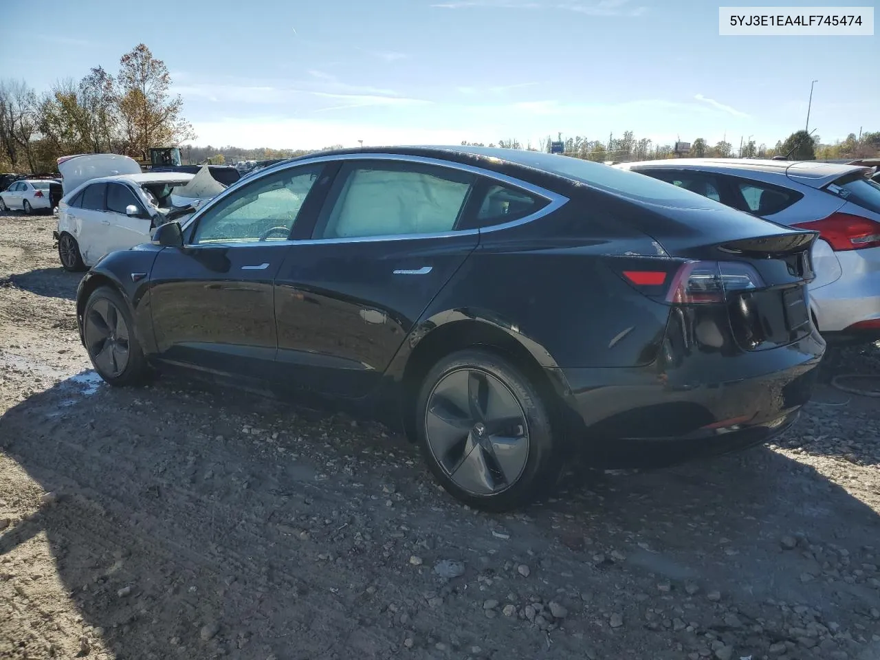 2020 Tesla Model 3 VIN: 5YJ3E1EA4LF745474 Lot: 78176924