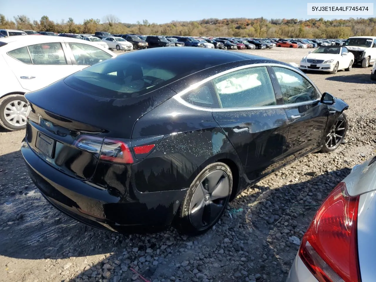 2020 Tesla Model 3 VIN: 5YJ3E1EA4LF745474 Lot: 78176924