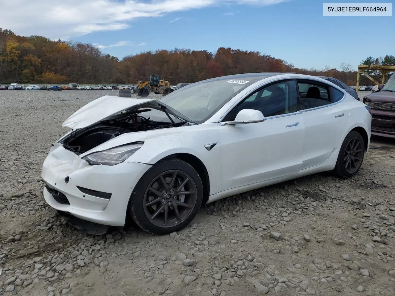 2020 Tesla Model 3 VIN: 5YJ3E1EB9LF664964 Lot: 78205344