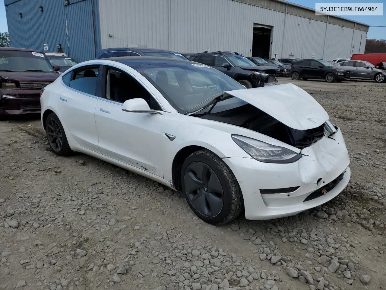 2020 Tesla Model 3 VIN: 5YJ3E1EB9LF664964 Lot: 78205344