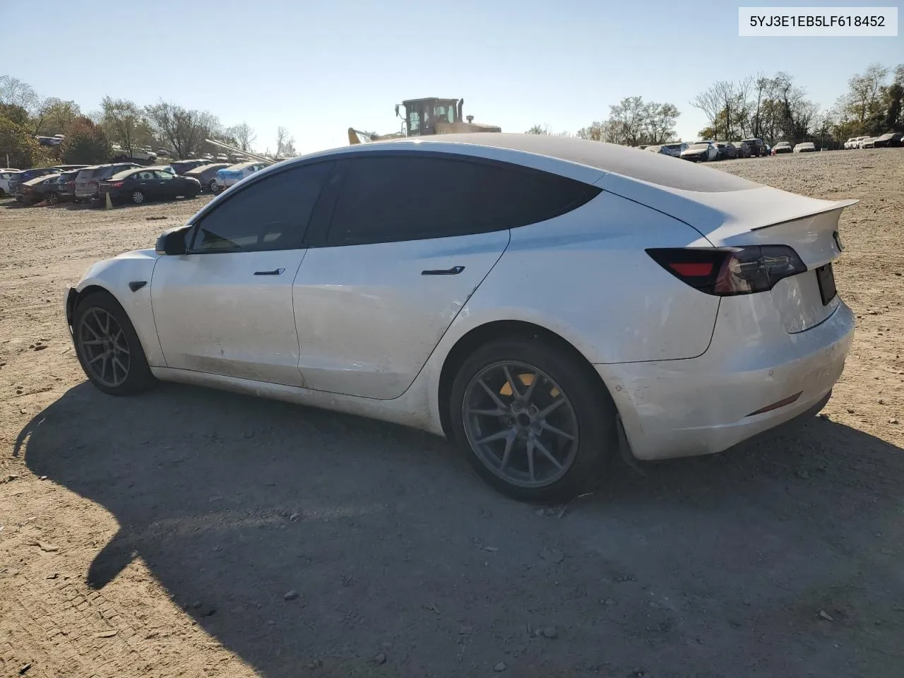 2020 Tesla Model 3 VIN: 5YJ3E1EB5LF618452 Lot: 78397494