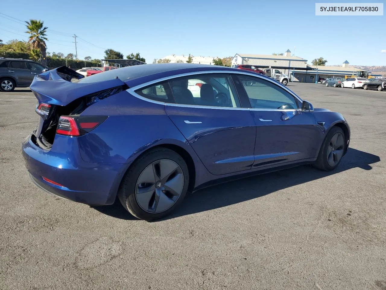 2020 Tesla Model 3 VIN: 5YJ3E1EA9LF705830 Lot: 78432124