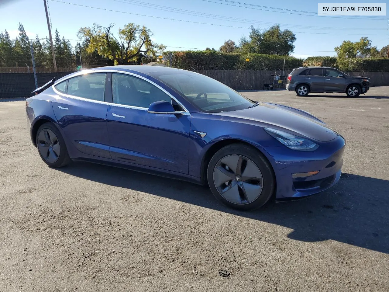 2020 Tesla Model 3 VIN: 5YJ3E1EA9LF705830 Lot: 78432124