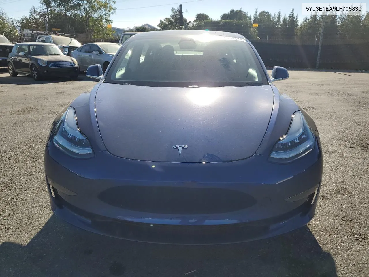 2020 Tesla Model 3 VIN: 5YJ3E1EA9LF705830 Lot: 78432124