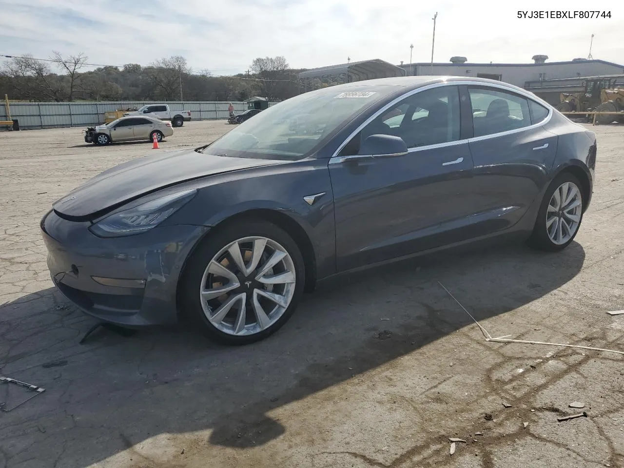 2020 Tesla Model 3 VIN: 5YJ3E1EBXLF807744 Lot: 78856734