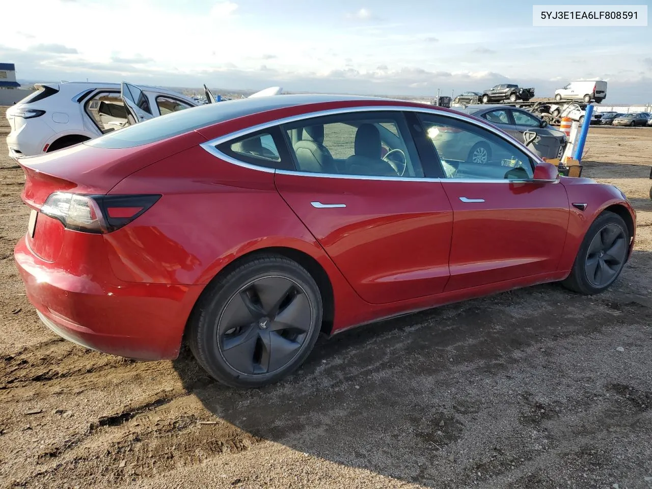 2020 Tesla Model 3 VIN: 5YJ3E1EA6LF808591 Lot: 78857914