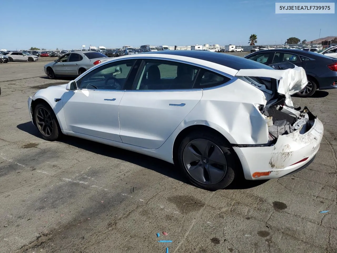 2020 Tesla Model 3 VIN: 5YJ3E1EA7LF739975 Lot: 78877014