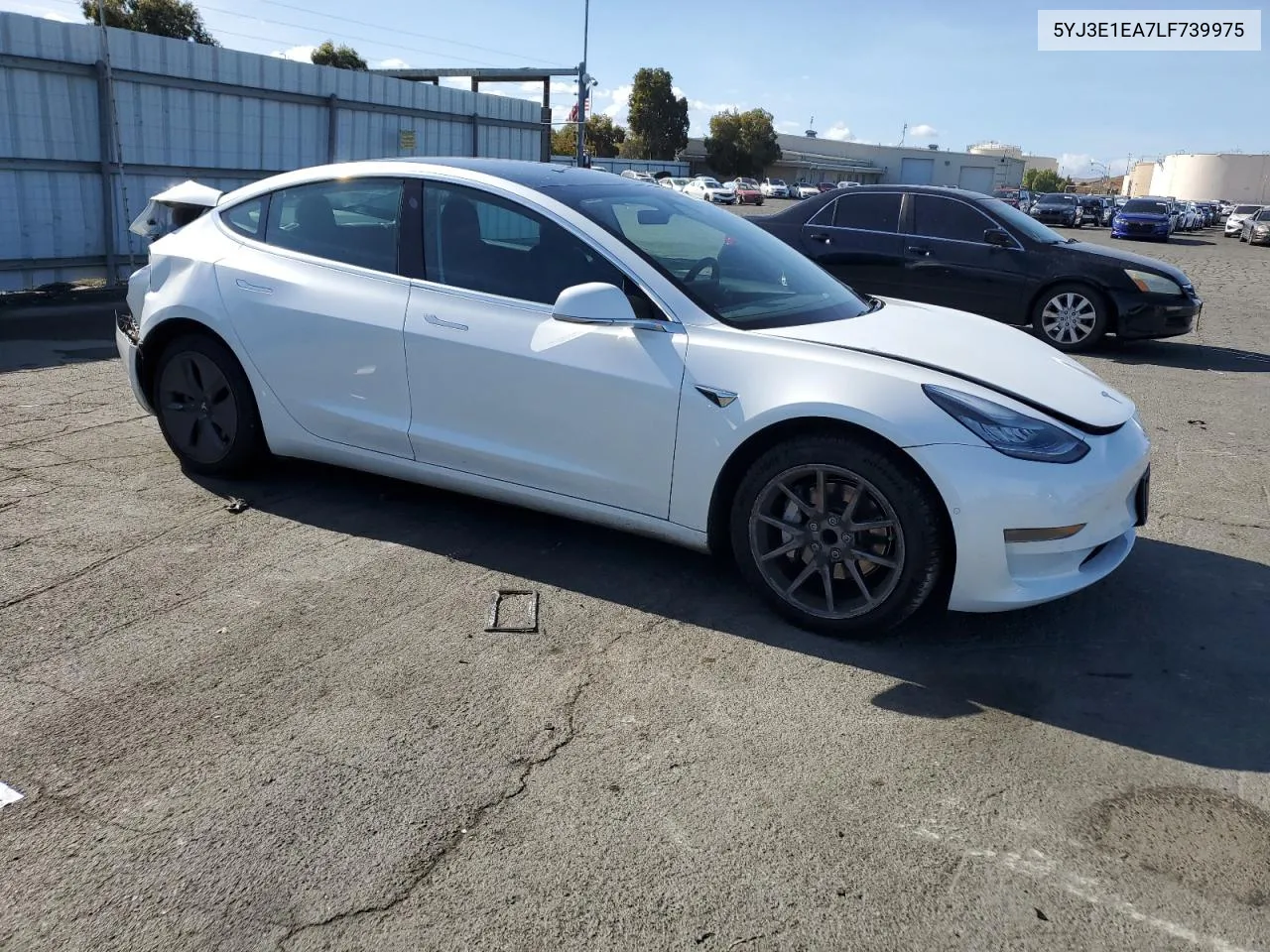 2020 Tesla Model 3 VIN: 5YJ3E1EA7LF739975 Lot: 78877014