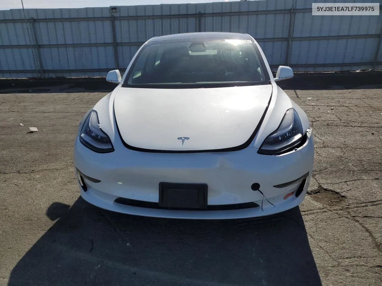 2020 Tesla Model 3 VIN: 5YJ3E1EA7LF739975 Lot: 78877014