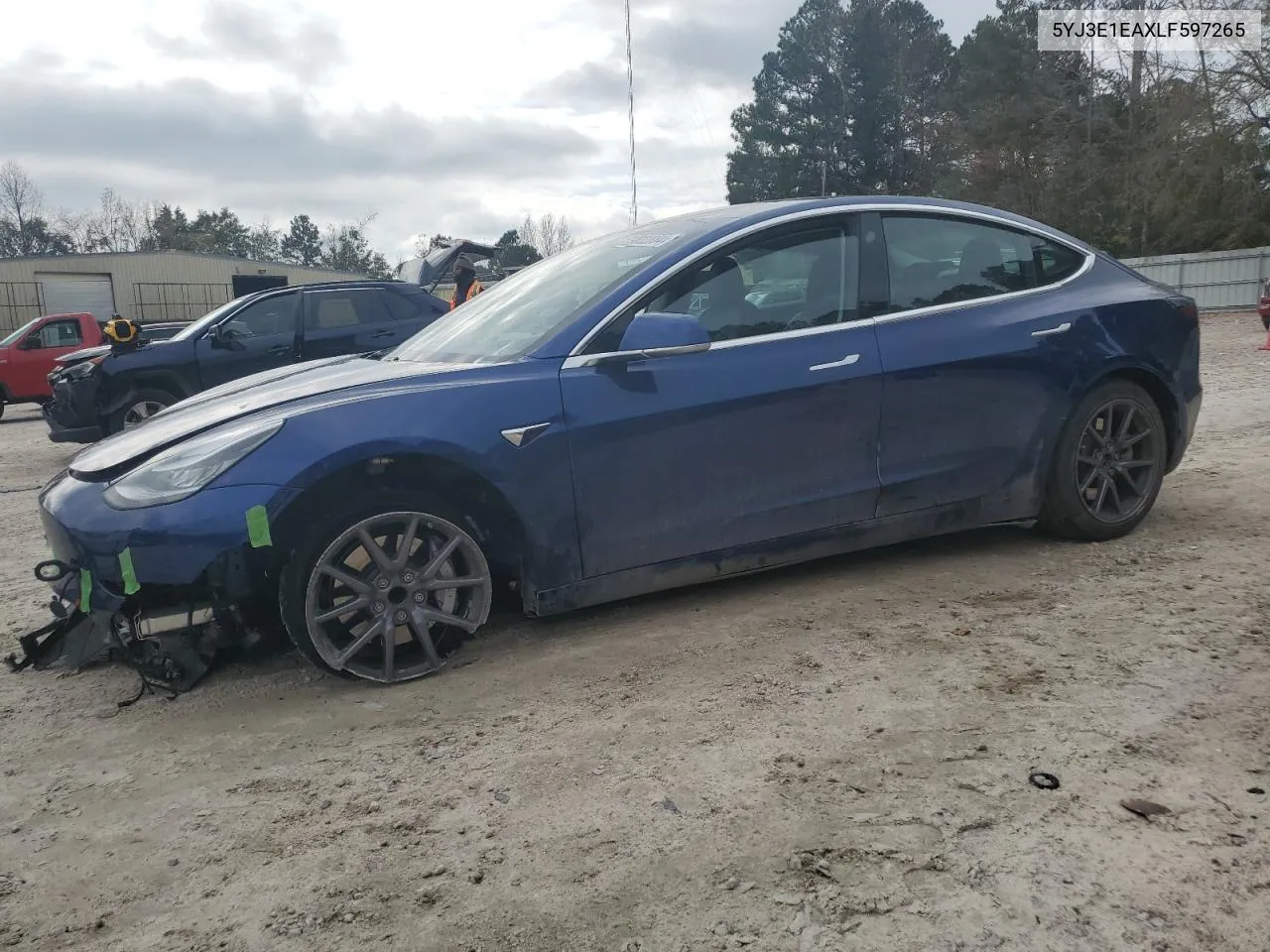 2020 Tesla Model 3 VIN: 5YJ3E1EAXLF597265 Lot: 79032884