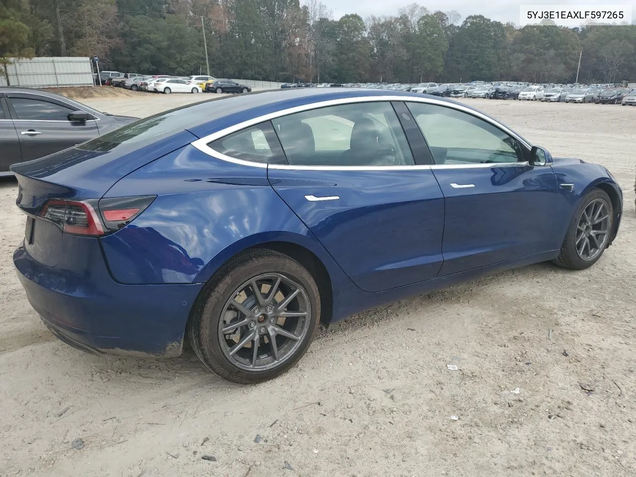 2020 Tesla Model 3 VIN: 5YJ3E1EAXLF597265 Lot: 79032884