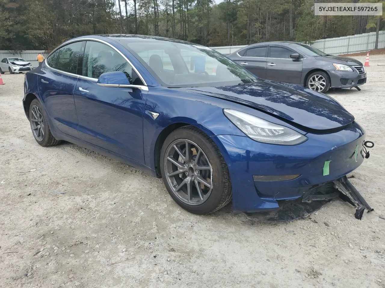 2020 Tesla Model 3 VIN: 5YJ3E1EAXLF597265 Lot: 79032884