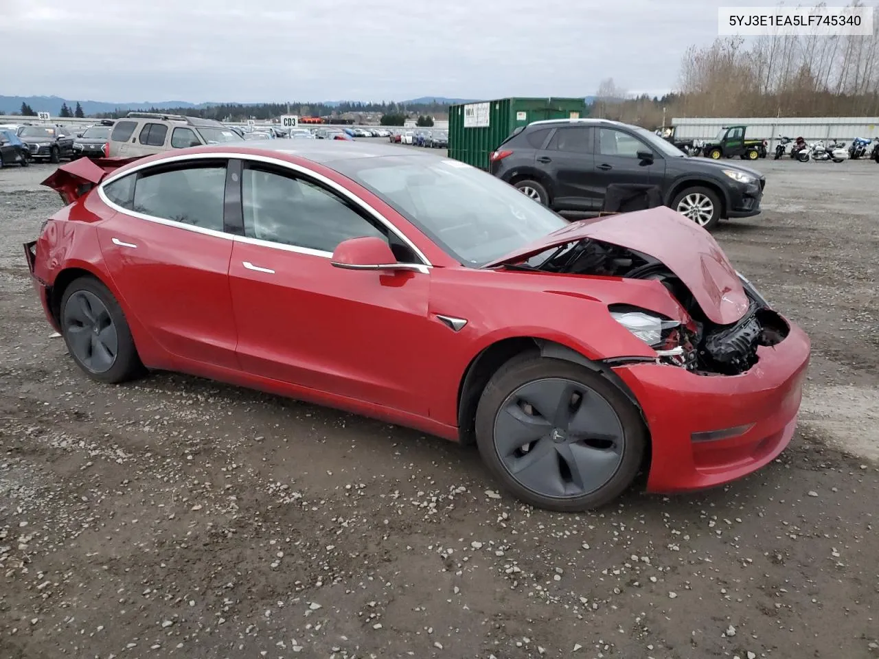 2020 Tesla Model 3 VIN: 5YJ3E1EA5LF745340 Lot: 79055344