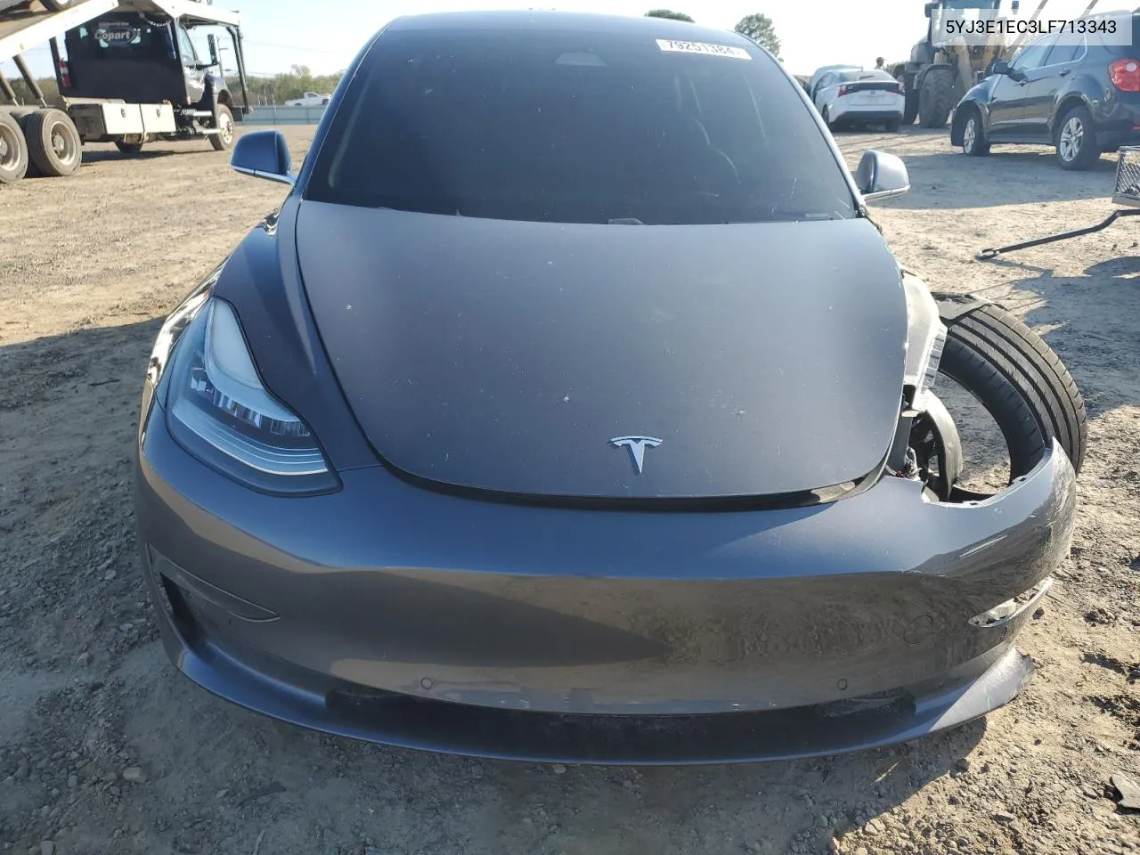 2020 Tesla Model 3 VIN: 5YJ3E1EC3LF713343 Lot: 79251384