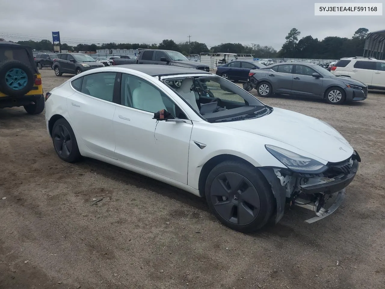 2020 Tesla Model 3 VIN: 5YJ3E1EA4LF591168 Lot: 79323694