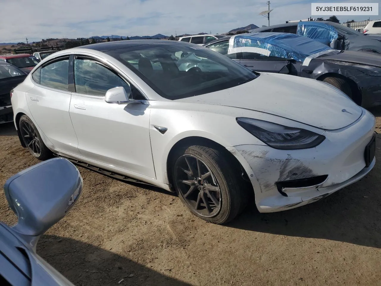 5YJ3E1EB5LF619231 2020 Tesla Model 3