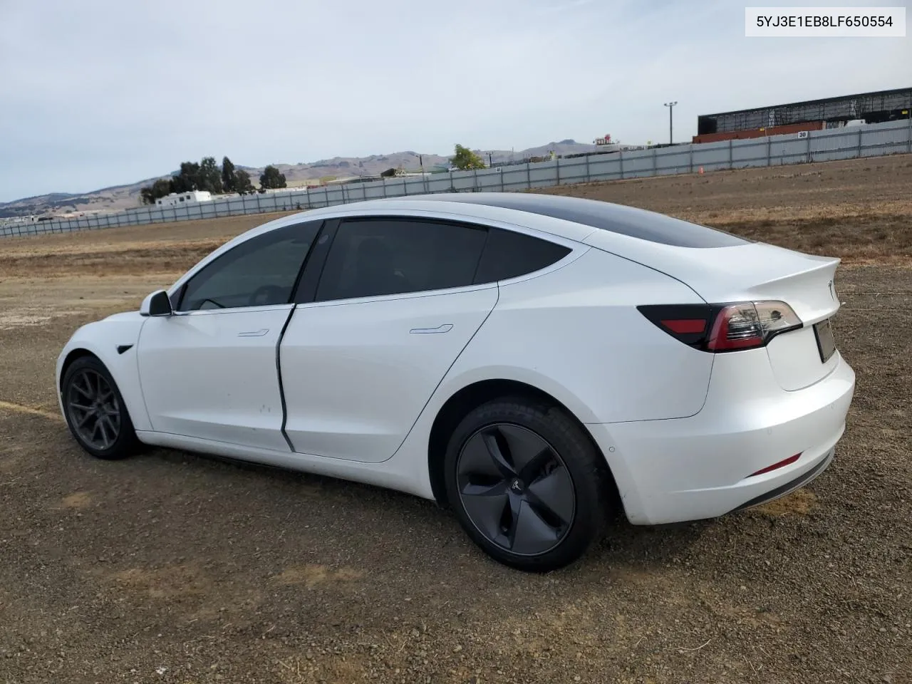 2020 Tesla Model 3 VIN: 5YJ3E1EB8LF650554 Lot: 79345544