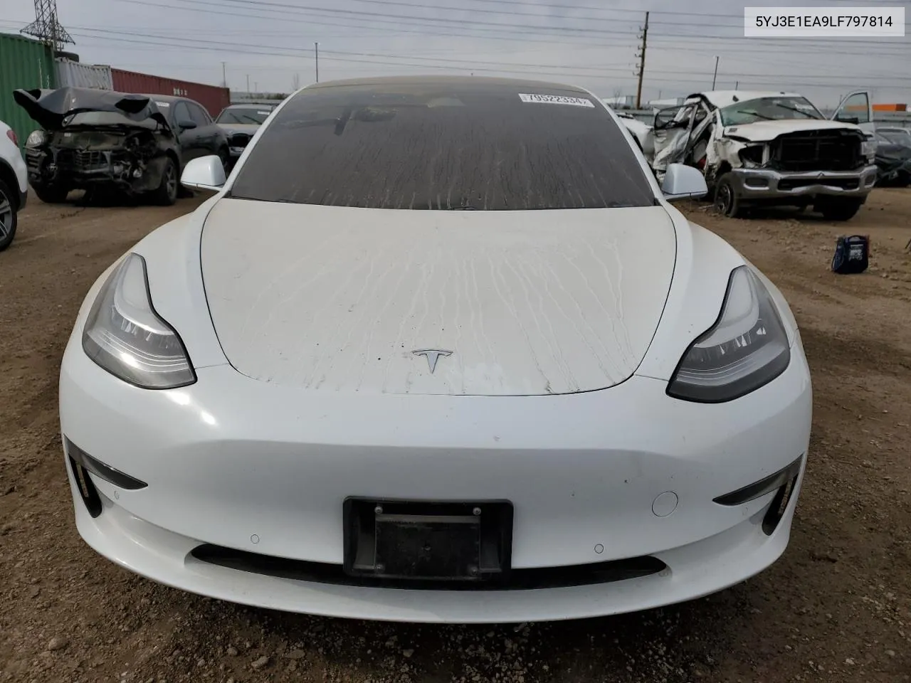 2020 Tesla Model 3 VIN: 5YJ3E1EA9LF797814 Lot: 79522334