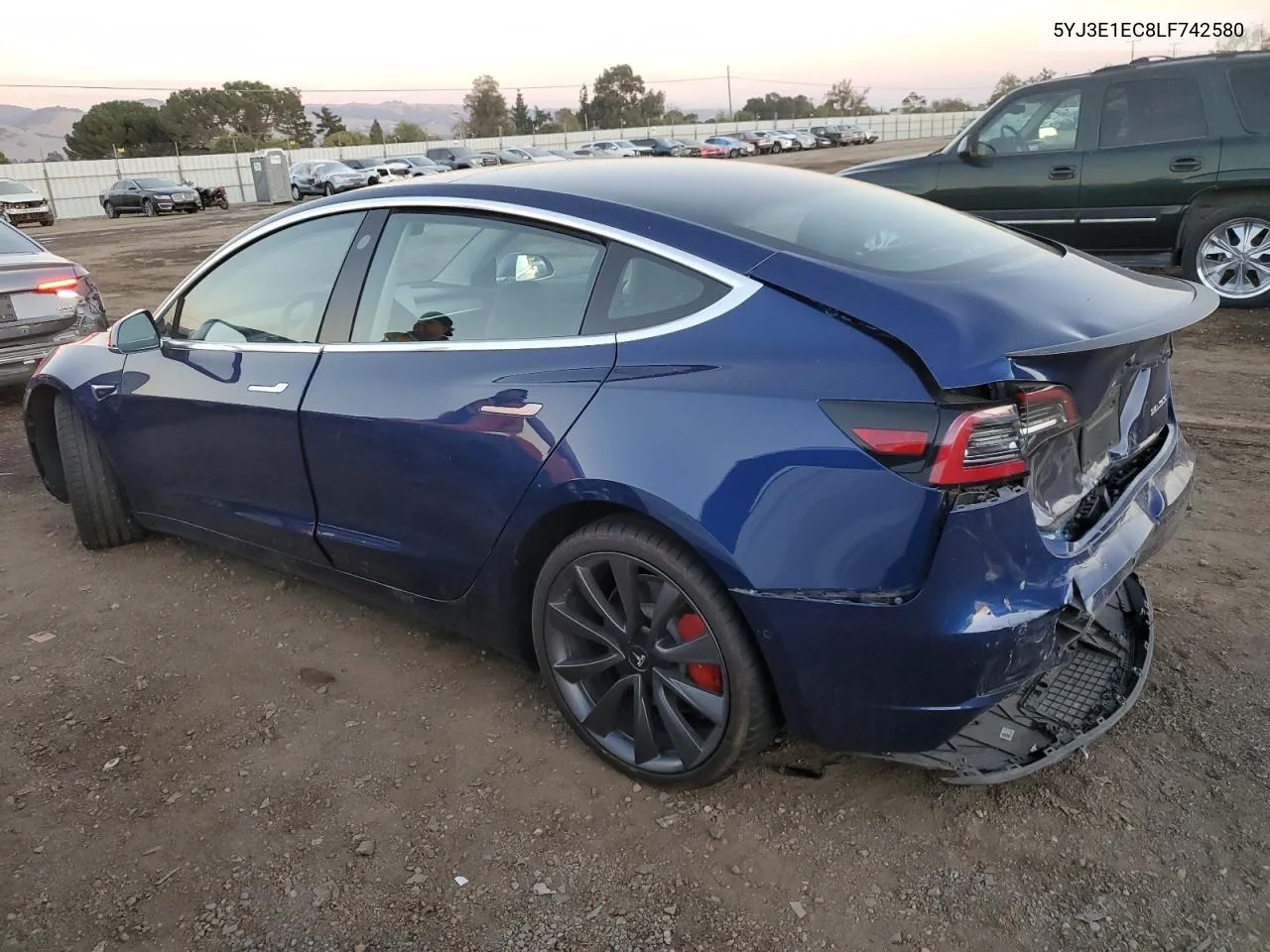 2020 Tesla Model 3 VIN: 5YJ3E1EC8LF742580 Lot: 79679414