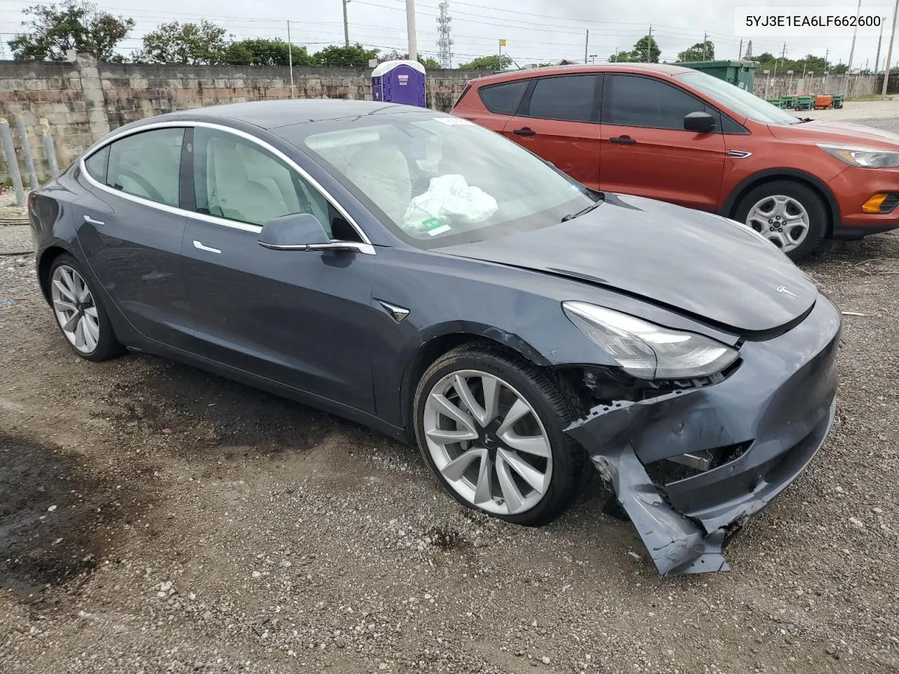 2020 Tesla Model 3 VIN: 5YJ3E1EA6LF662600 Lot: 79821434