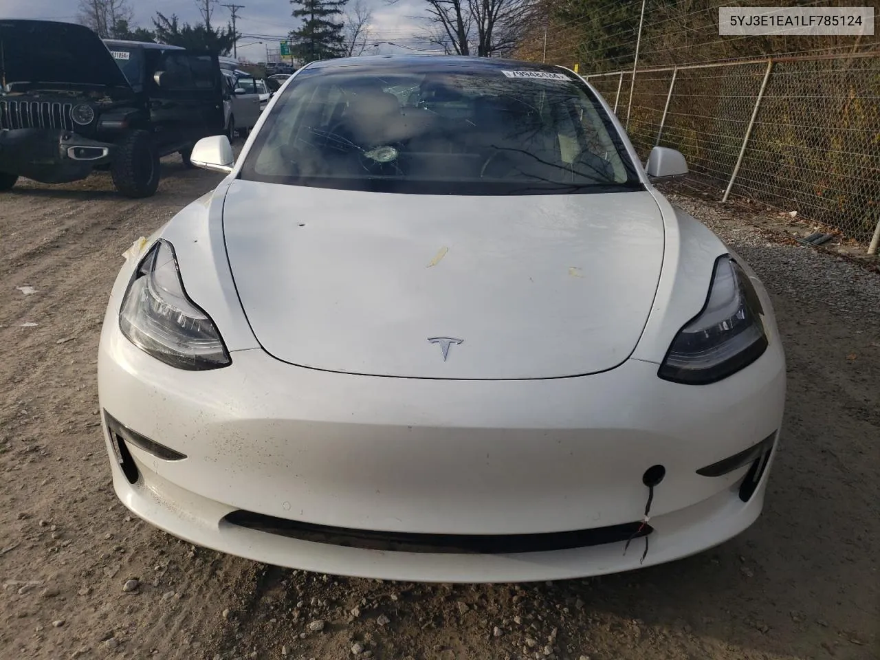 2020 Tesla Model 3 VIN: 5YJ3E1EA1LF785124 Lot: 79948434