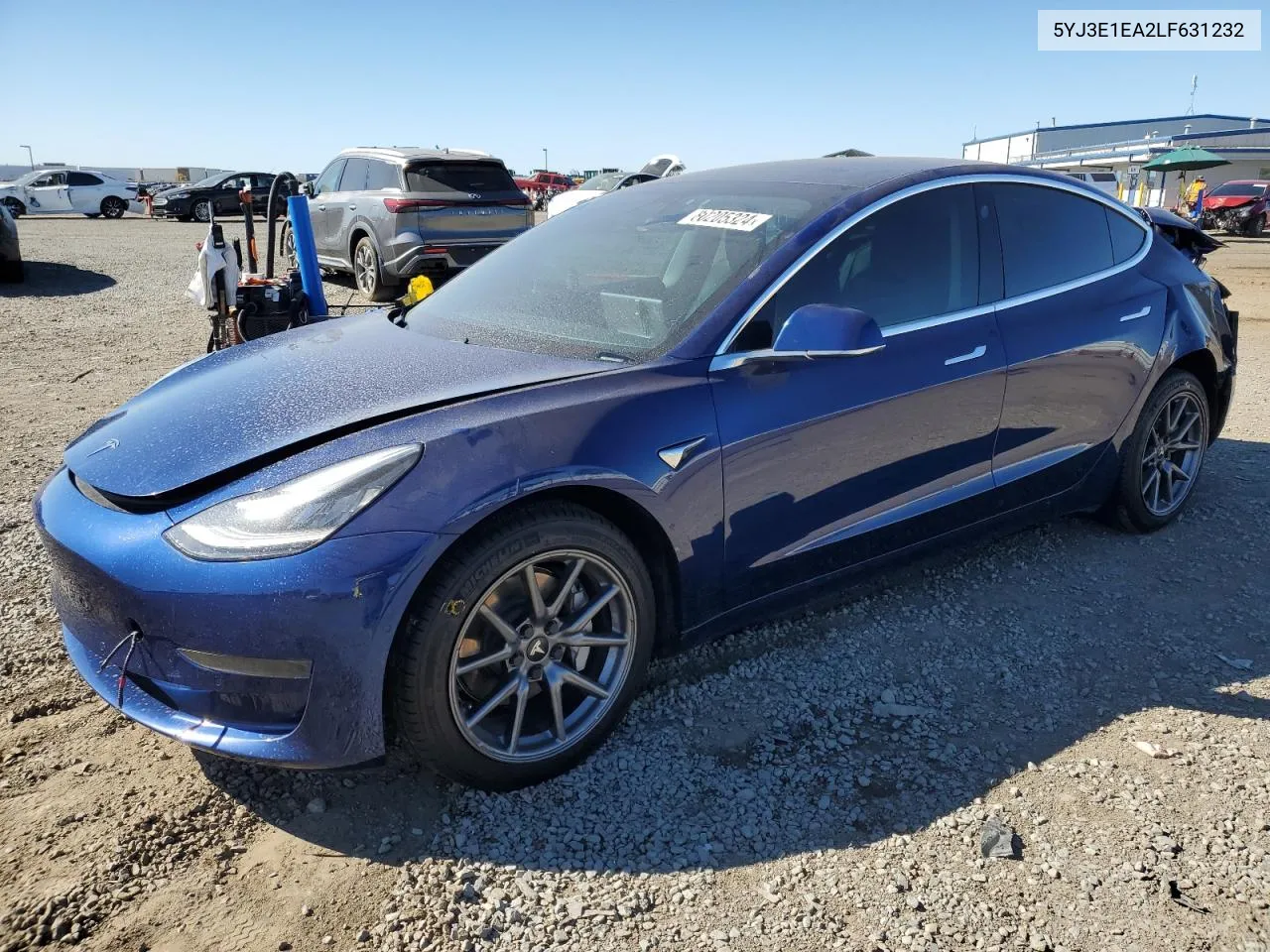 2020 Tesla Model 3 VIN: 5YJ3E1EA2LF631232 Lot: 80205324