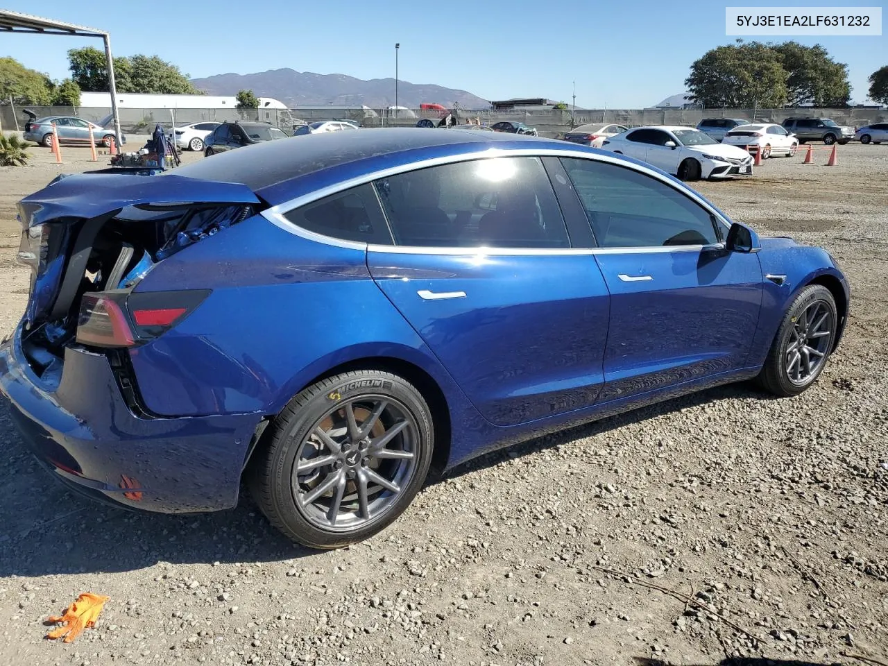 2020 Tesla Model 3 VIN: 5YJ3E1EA2LF631232 Lot: 80205324