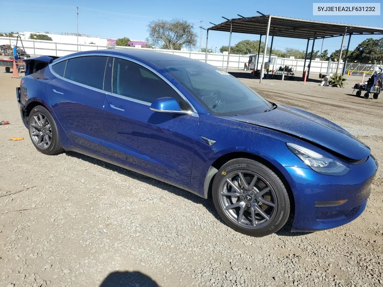 2020 Tesla Model 3 VIN: 5YJ3E1EA2LF631232 Lot: 80205324