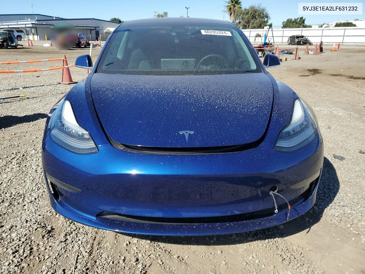 2020 Tesla Model 3 VIN: 5YJ3E1EA2LF631232 Lot: 80205324