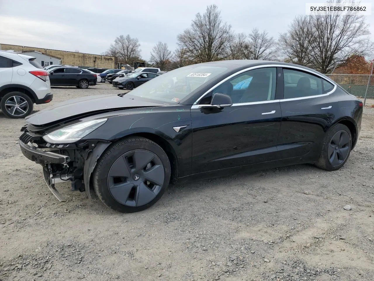 2020 Tesla Model 3 VIN: 5YJ3E1EB8LF786862 Lot: 80518284