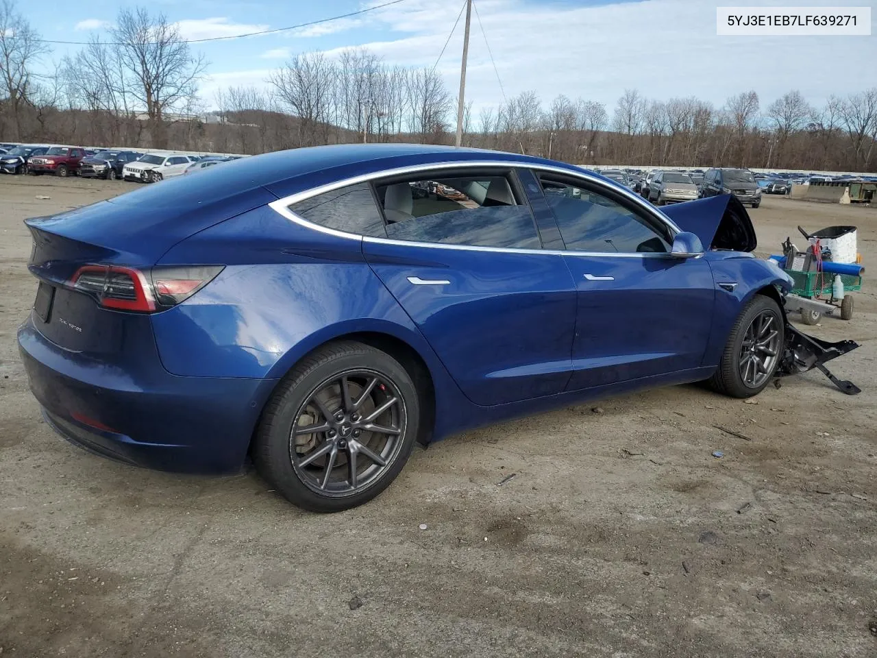 2020 Tesla Model 3 VIN: 5YJ3E1EB7LF639271 Lot: 80633284