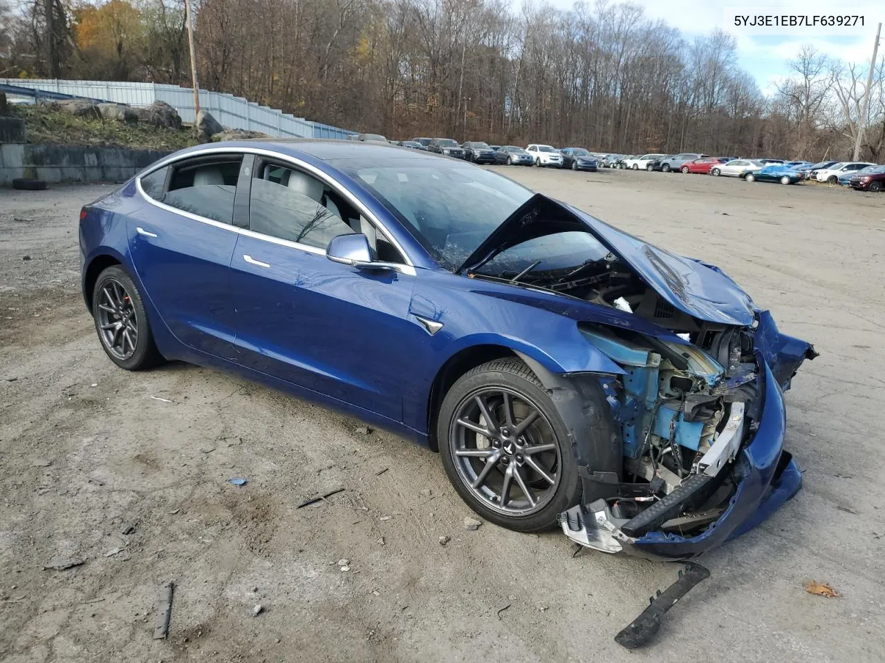 2020 Tesla Model 3 VIN: 5YJ3E1EB7LF639271 Lot: 80633284