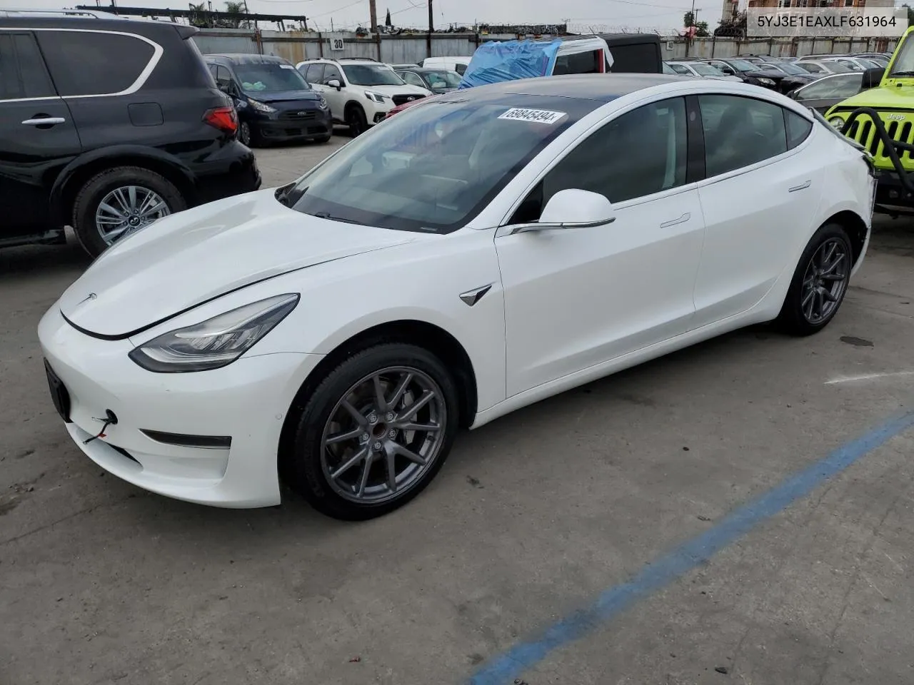 2020 Tesla Model 3 VIN: 5YJ3E1EAXLF631964 Lot: 81091174