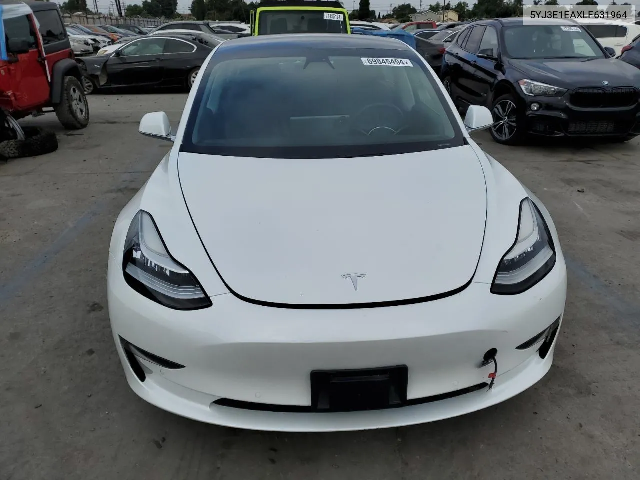 2020 Tesla Model 3 VIN: 5YJ3E1EAXLF631964 Lot: 81091174