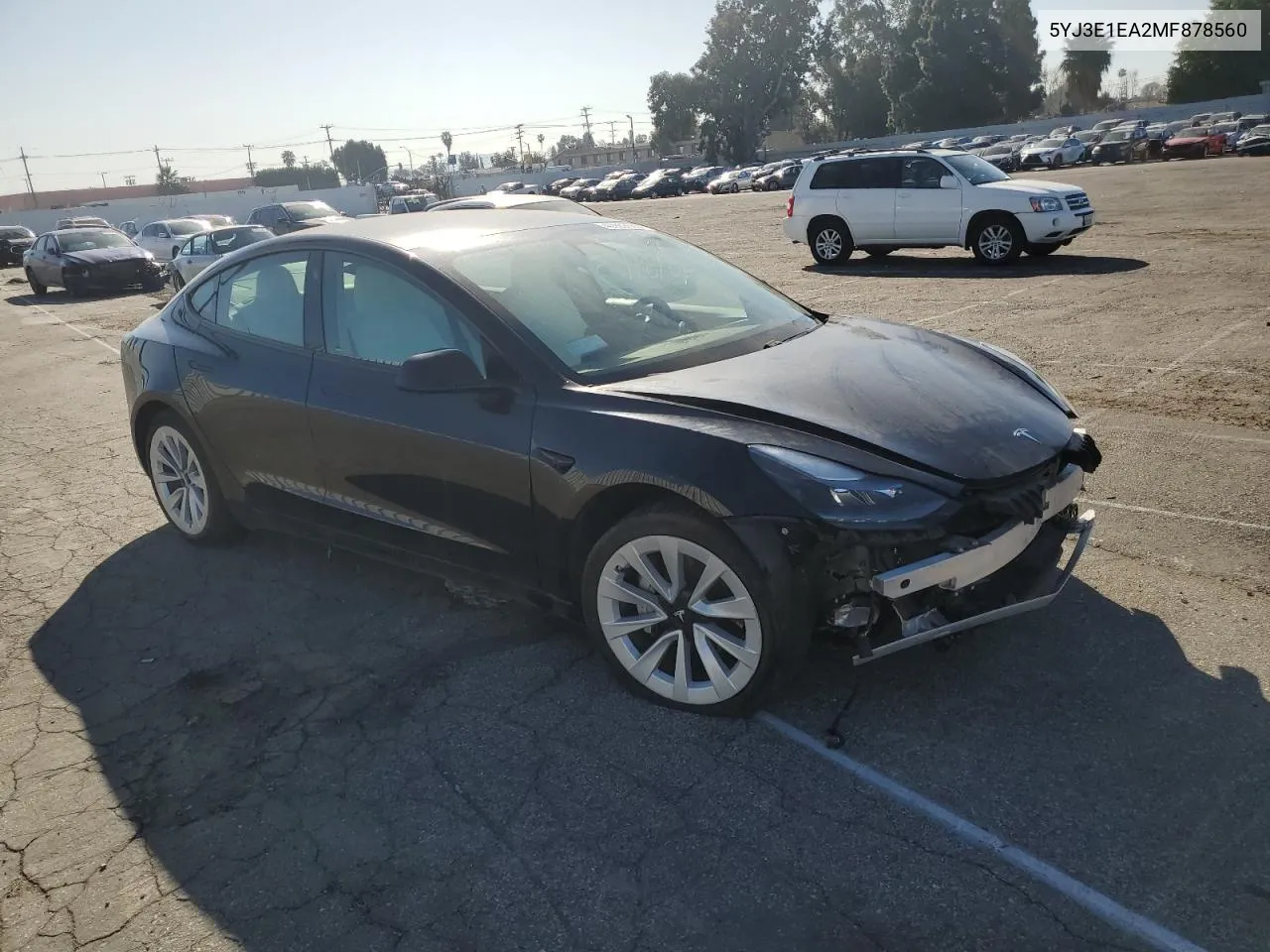 2021 Tesla Model 3 VIN: 5YJ3E1EA2MF878560 Lot: 40989963