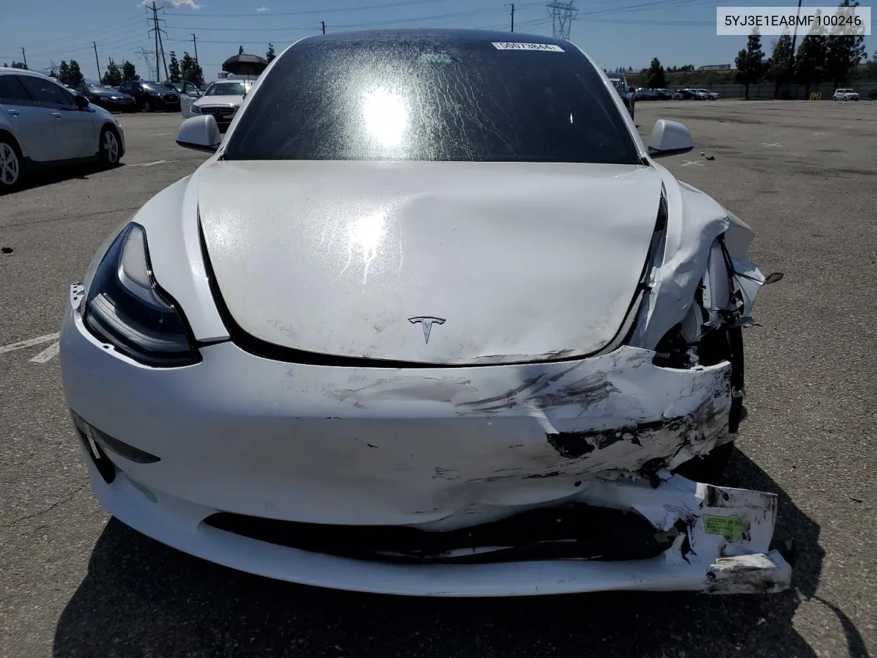 5YJ3E1EA8MF100246 2021 Tesla Model 3