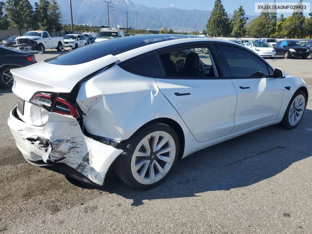 5YJ3E1EA0MF029933 2021 Tesla Model 3