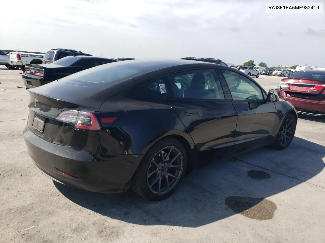 2021 Tesla Model 3 VIN: 5YJ3E1EA6MF982419 Lot: 54977144