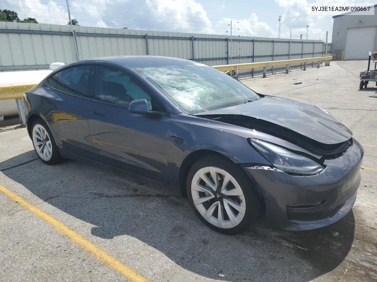 5YJ3E1EA2MF090667 2021 Tesla Model 3