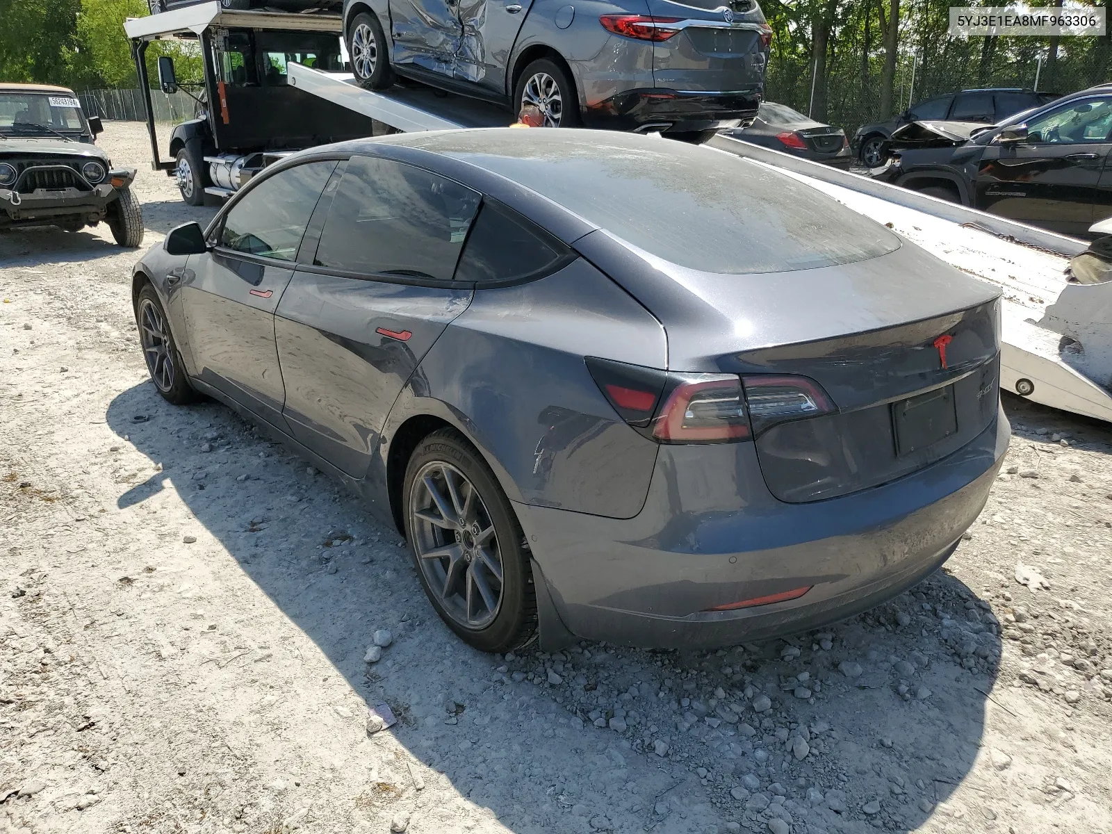 2021 Tesla Model 3 VIN: 5YJ3E1EA8MF963306 Lot: 56059184