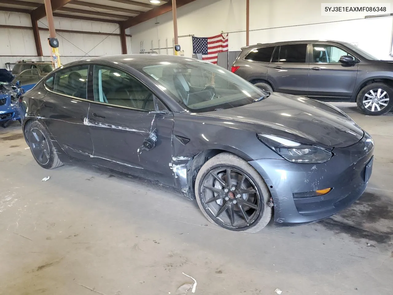 2021 Tesla Model 3 VIN: 5YJ3E1EAXMF086348 Lot: 56944274