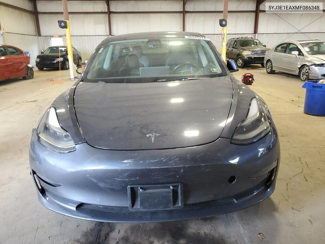 2021 Tesla Model 3 VIN: 5YJ3E1EAXMF086348 Lot: 56944274