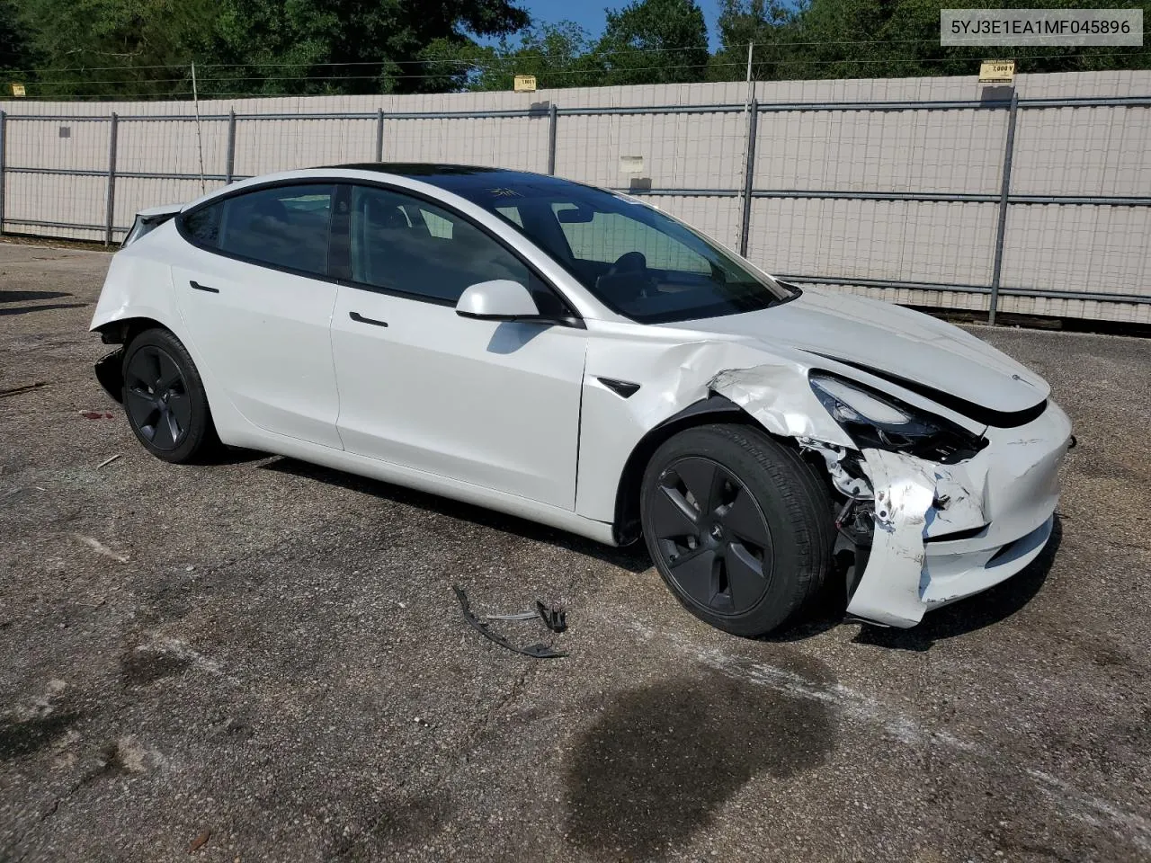 5YJ3E1EA1MF045896 2021 Tesla Model 3