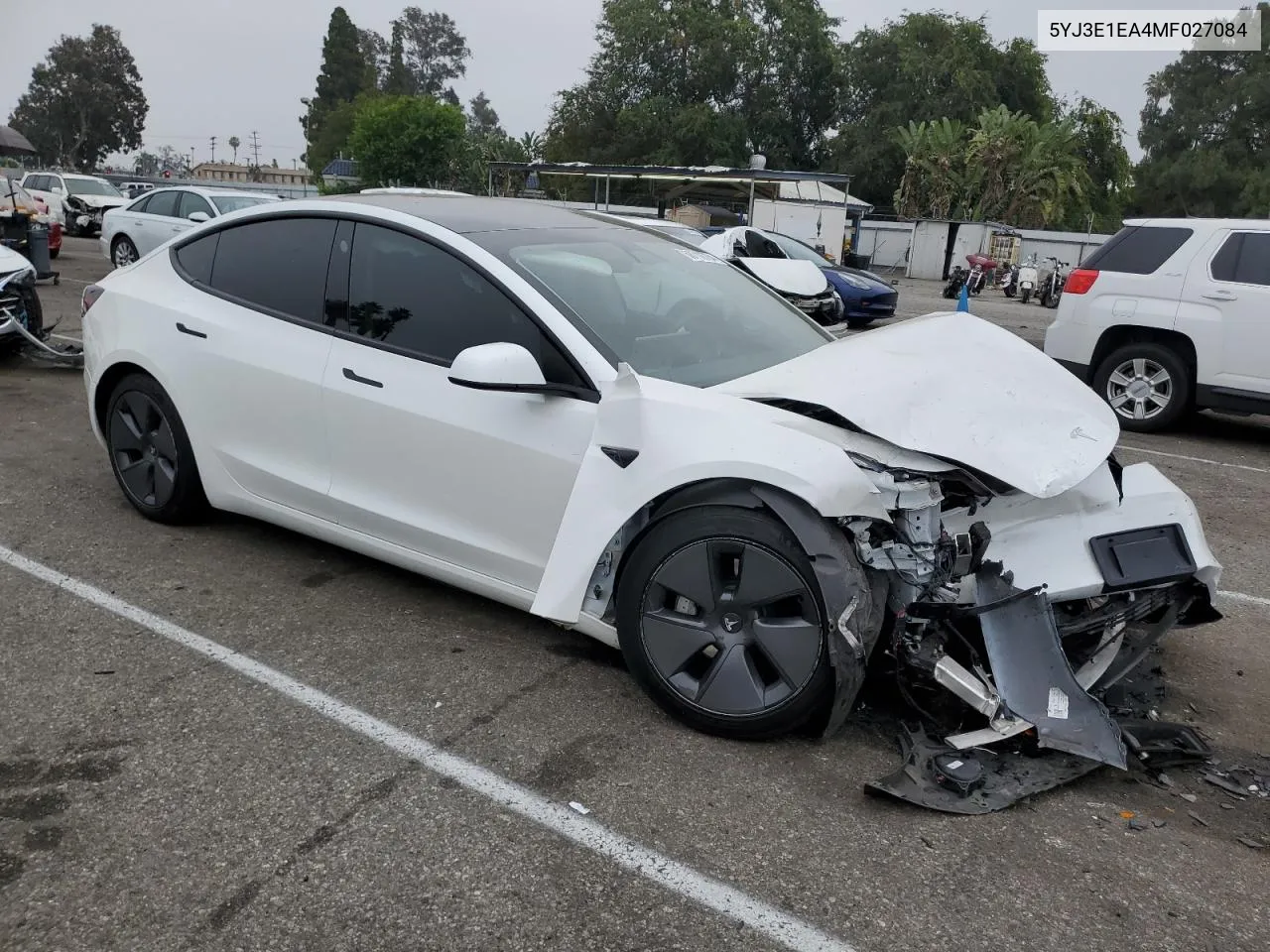 5YJ3E1EA4MF027084 2021 Tesla Model 3