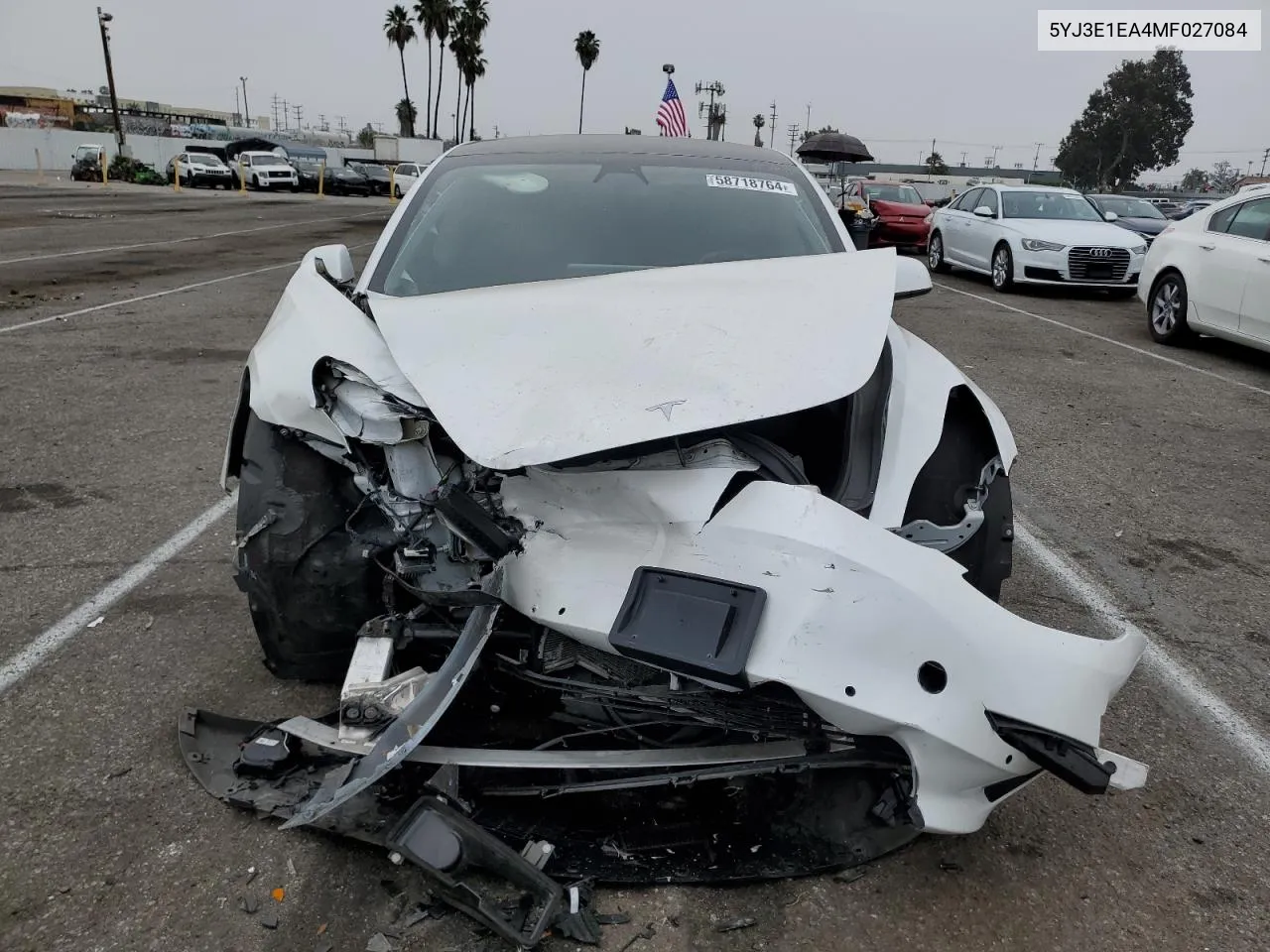 5YJ3E1EA4MF027084 2021 Tesla Model 3