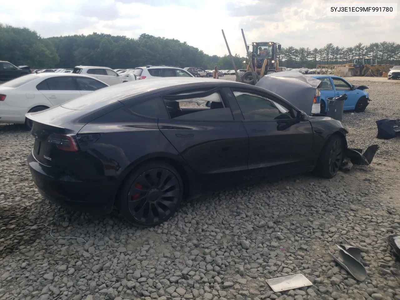 2021 Tesla Model 3 VIN: 5YJ3E1EC9MF991780 Lot: 59478894